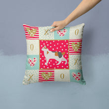 Load image into Gallery viewer, Korean Bobtail Cat Love Throw Pillow - 14x14 Decorative Pillow – Art for Your Home &amp; Patio CK5633PW1414