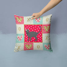 Load image into Gallery viewer, Malayan #2 Cat Love Throw Pillow - 14x14 Decorative Pillow – Art for Your Home &amp; Patio CK5645PW1414