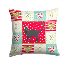 Load image into Gallery viewer, Malayan #2 Cat Love Throw Pillow - 14x14 Decorative Pillow – Art for Your Home &amp; Patio CK5645PW1414
