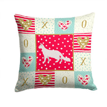 Load image into Gallery viewer, Oriental Longhair Cat Love Throw Pillow - 14x14 Decorative Pillow – Art for Your Home &amp; Patio CK5665PW1414