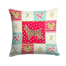 Load image into Gallery viewer, Pixie Bob #2 Cat Love Throw Pillow - 14x14 Decorative Pillow – Art for Your Home &amp; Patio CK5679PW1414