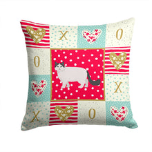 Load image into Gallery viewer, Ragamuffin #1 Cat Love Throw Pillow - 14x14 Decorative Pillow – Art for Your Home &amp; Patio CK5684PW1414