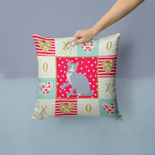 Load image into Gallery viewer, American Polydactyl #2 Cat Love Throw Pillow - 14x14 Decorative Pillow – Art for Your Home &amp; Patio CK5737PW1414