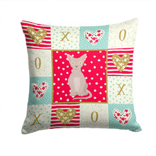 Load image into Gallery viewer, Minskin Cat Love Throw Pillow - 14x14 Decorative Pillow – Art for Your Home &amp; Patio CK5770PW1414