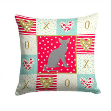 Load image into Gallery viewer, Oriental Shorthair Cat Love Throw Pillow - 14x14 Decorative Pillow – Art for Your Home &amp; Patio CK5777PW1414