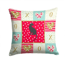 Load image into Gallery viewer, Pantherette Cat Love Throw Pillow - 14x14 Decorative Pillow – Art for Your Home &amp; Patio CK5778PW1414