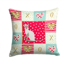 Load image into Gallery viewer, Siamese Modern Cat Love Throw Pillow - 14x14 Decorative Pillow – Art for Your Home &amp; Patio CK5786PW1414