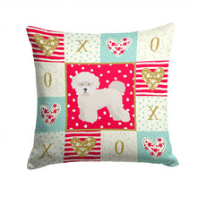 Load image into Gallery viewer, Bichon Fris? #2 Love Throw Pillow - 14x14 Decorative Pillow – Art for Your Home &amp; Patio CK5814PW1414