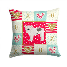 Load image into Gallery viewer, English Bulldog #2 Love Throw Pillow - 14x14 Decorative Pillow – Art for Your Home &amp; Patio CK5831PW1414