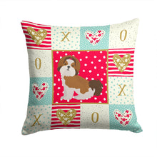 Load image into Gallery viewer, Imperial Shih Tzu Puppy Cut Love Throw Pillow - 14x14 Decorative Pillow – Art for Your Home &amp; Patio CK5844PW1414