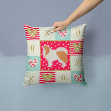 Load image into Gallery viewer, Japanese Chin #1 Love Throw Pillow - 14x14 Decorative Pillow – Art for Your Home &amp; Patio CK5848PW1414