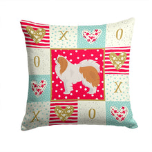 Load image into Gallery viewer, Japanese Chin #1 Love Throw Pillow - 14x14 Decorative Pillow – Art for Your Home &amp; Patio CK5848PW1414