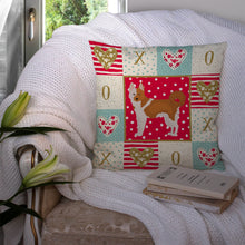 Load image into Gallery viewer, Nordic Spitz Love Throw Pillow - 14x14 Decorative Pillow – Art for Your Home &amp; Patio CK5869PW1414