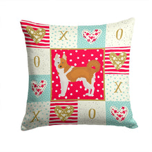 Load image into Gallery viewer, Nordic Spitz Love Throw Pillow - 14x14 Decorative Pillow – Art for Your Home &amp; Patio CK5869PW1414