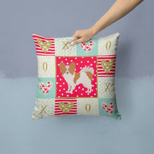 Load image into Gallery viewer, Papillon #1 Love Throw Pillow - 14x14 Decorative Pillow – Art for Your Home &amp; Patio CK5871PW1414