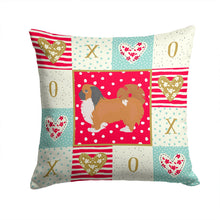 Load image into Gallery viewer, Pekingese Love Throw Pillow - 14x14 Decorative Pillow – Art for Your Home &amp; Patio CK5873PW1414
