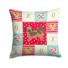 Load image into Gallery viewer, Tibetan Spaniel Love Throw Pillow - 14x14 Decorative Pillow – Art for Your Home &amp; Patio CK5897PW1414