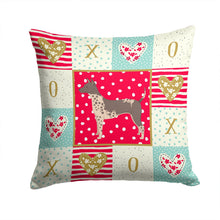 Load image into Gallery viewer, American Hairless Terrier Love Throw Pillow - 14x14 Decorative Pillow – Art for Your Home &amp; Patio CK5904PW1414