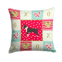 Load image into Gallery viewer, American Staffordshire Terrier Love Throw Pillow - 14x14 Decorative Pillow – Art for Your Home &amp; Patio CK5905PW1414