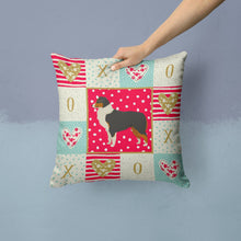Load image into Gallery viewer, Australian Shepherd Love Throw Pillow - 14x14 Decorative Pillow – Art for Your Home &amp; Patio CK5906PW1414