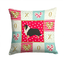 Load image into Gallery viewer, Collie Love Throw Pillow - 14x14 Decorative Pillow – Art for Your Home &amp; Patio CK5922PW1414
