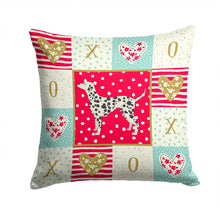 Load image into Gallery viewer, Dalmatian Love Throw Pillow - 14x14 Decorative Pillow – Art for Your Home &amp; Patio CK5924PW1414