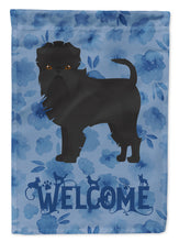 Load image into Gallery viewer, Affenpinscher #2 Welcome Flag Canvas House Size CK5963CHF