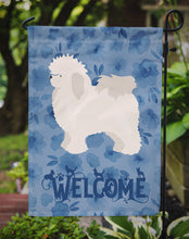 Load image into Gallery viewer, Bolognese Welcome Garden Flag - Outdoor Decorative Yard Flag CK5971GF