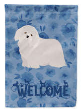 Load image into Gallery viewer, Coton de Tulear #2 Welcome Flag Canvas House Size CK5980CHF