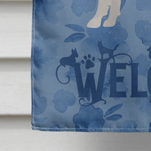 Load image into Gallery viewer, Danish Spitz Welcome Flag Canvas House Size CK5982CHF