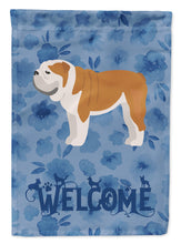 Load image into Gallery viewer, English Bulldog #1 Welcome Flag Canvas House Size CK5986CHF
