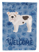 Load image into Gallery viewer, English Bulldog #2 Welcome Flag Canvas House Size CK5987CHF