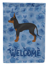 Load image into Gallery viewer, English Toy Terrier #1 Welcome Flag Canvas House Size CK5988CHF