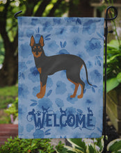 Load image into Gallery viewer, English Toy Terrier #2 Welcome Garden Flag - Outdoor Decorative Yard Flag CK5989GF