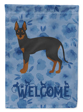 Load image into Gallery viewer, English Toy Terrier #2 Welcome Garden Flag - Outdoor Decorative Yard Flag CK5989GF