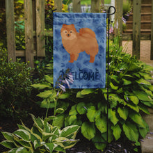 Load image into Gallery viewer, German Spitz #2 Welcome Garden Flag - Outdoor Decorative Yard Flag CK5994GF