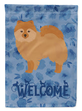 Load image into Gallery viewer, German Spitz #2 Welcome Garden Flag - Outdoor Decorative Yard Flag CK5994GF