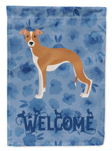 Load image into Gallery viewer, Italian Greyhound #2 Welcome Flag Canvas House Size CK6002CHF