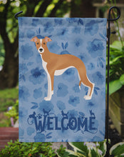Load image into Gallery viewer, Italian Greyhound #2 Welcome Garden Flag - Outdoor Decorative Yard Flag CK6002GF