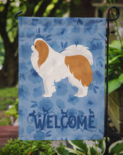 Load image into Gallery viewer, Japanese Chin #1 Welcome Garden Flag - Outdoor Decorative Yard Flag CK6004GF