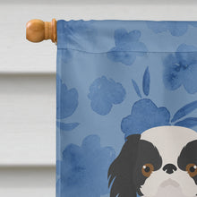 Load image into Gallery viewer, Japanese Chin #2 Welcome Flag Canvas House Size CK6005CHF