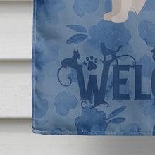 Load image into Gallery viewer, Japanese Spitz Welcome Flag Canvas House Size CK6006CHF