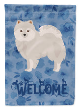 Load image into Gallery viewer, Japanese Spitz Welcome Flag Canvas House Size CK6006CHF