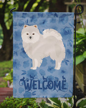 Load image into Gallery viewer, Japanese Spitz Welcome Garden Flag - Outdoor Decorative Yard Flag CK6006GF