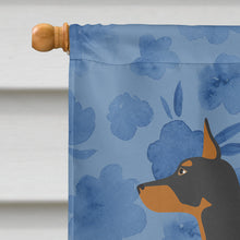 Load image into Gallery viewer, Manchester Terrier Welcome Flag Canvas House Size CK6018CHF