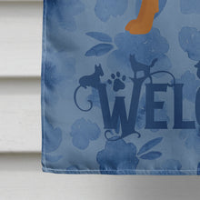 Load image into Gallery viewer, Manchester Terrier Welcome Flag Canvas House Size CK6018CHF