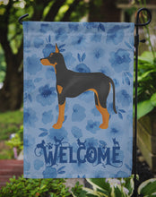 Load image into Gallery viewer, Manchester Terrier Welcome Garden Flag - Outdoor Decorative Yard Flag CK6018GF