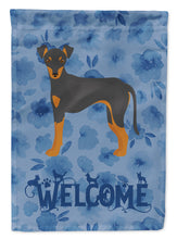 Load image into Gallery viewer, Manchester Terrier #2 Welcome Garden Flag - Outdoor Decorative Yard Flag CK6019GF