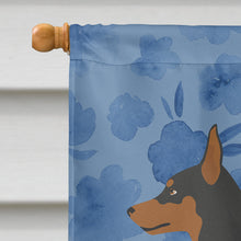 Load image into Gallery viewer, Miniature Pinscher Welcome Flag Canvas House Size CK6023CHF