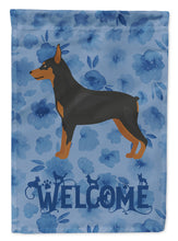 Load image into Gallery viewer, Miniature Pinscher Welcome Garden Flag - Outdoor Decorative Yard Flag CK6023GF